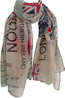 GlamLondon-Womens-London-Attraction-Souvenir-Scarf-A18-Taupe-BeigeSize-L-B07KWH2ZMY